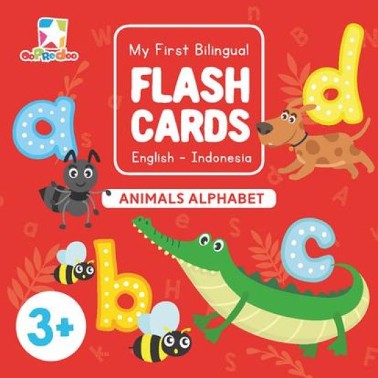 Opredo My First Bilingual Flash Cards: Animals Alphabet