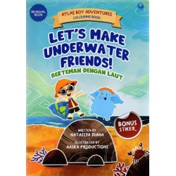 Atlas Boy Adventure Coloring Book : Let's Make Underwater Friends! Berteman Dengan Laut Atlas Boy Adventure Coloring Book : Let's Make Underwater Friends! Berteman Dengan Laut