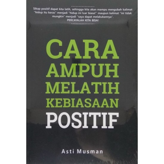 CARA AMPUH MELATIH KEBIASAAN POSITIF