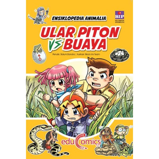 Ensiklopedia Animalia - Ular Piton VS Buaya