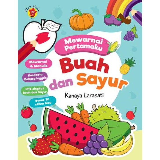 Mewarnai Pertamaku: Buah dan Sayur