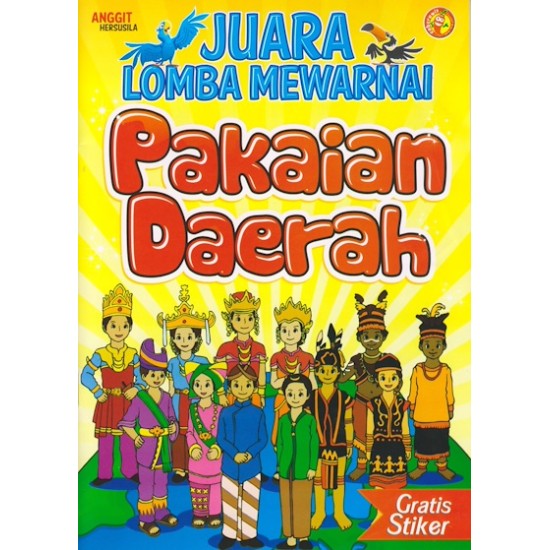 Juara Lomba Mewarnai Pakaian Daerah