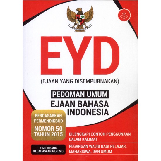 EYD Pedoman Umum Ejaan Bahasa Indonesia