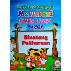 Asyiknya Mengenal Angka Mewarnai Gunting Dan Tempel Puzzle Asyiknya Mengenal Angka Mewarnai Gunting Dan Tempel Puzzle
