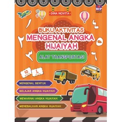 Buku Aktivitas Mengenal Angka HIjaiyah Alat Transportasi  Buku Aktivitas Mengenal Angka HIjaiyah Alat Transportasi
