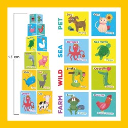 Opredo Mini Tower Blocks: Animals Opredo Mini Tower Blocks: Animals
