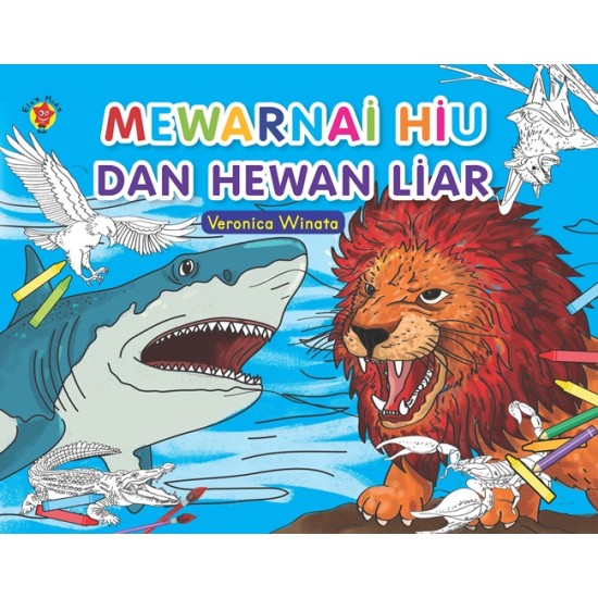 Mewarnai Hiu dan Hewan Liar