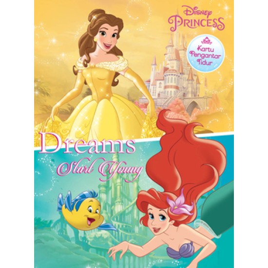 Kartu Pengantar Tidur Disney Princess: Dreams Start Young