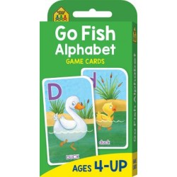 School Zone Go Fish Alphabet Game Cards School Zone Go Fish Alphabet Game Cards