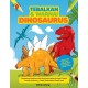 Tebalkan dan Warnai: Dinosaurus