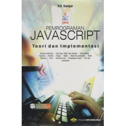 Pemrograman Javascript (Teori Dan Implementasi) +Cd Pemrograman Javascript (Teori Dan Implementasi) +Cd