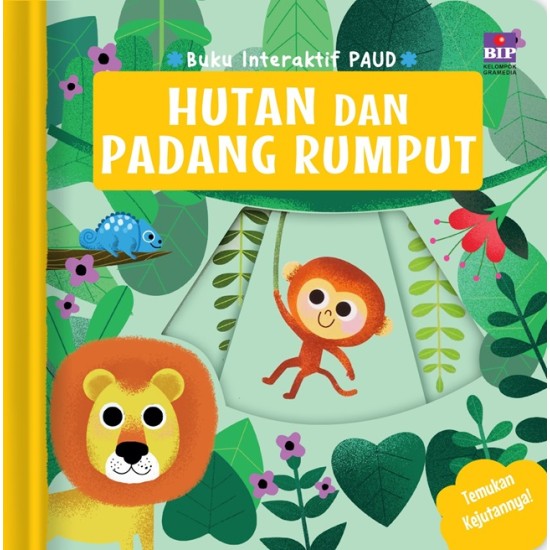 BUKU INTERAKTIF PAUD: HUTAN DAN PADANG RUMPUT (BOARDBOOK MEKANIK)