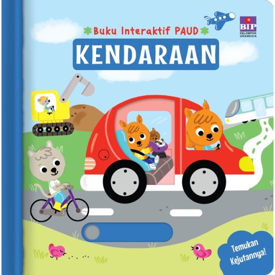 BUKU INTERAKTIF PAUD: KENDARAAN (BOARDBOOK MEKANIK)