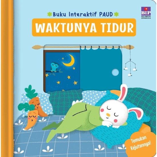 BUKU INTERAKTIF PAUD: WAKTUNYA TIDUR (BOARDBOOK MEKANIK)