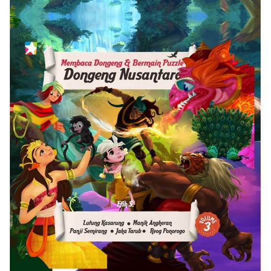 Opredo Membaca Dongeng dan Bermain Puzzle Dongeng Nusantara vol 3