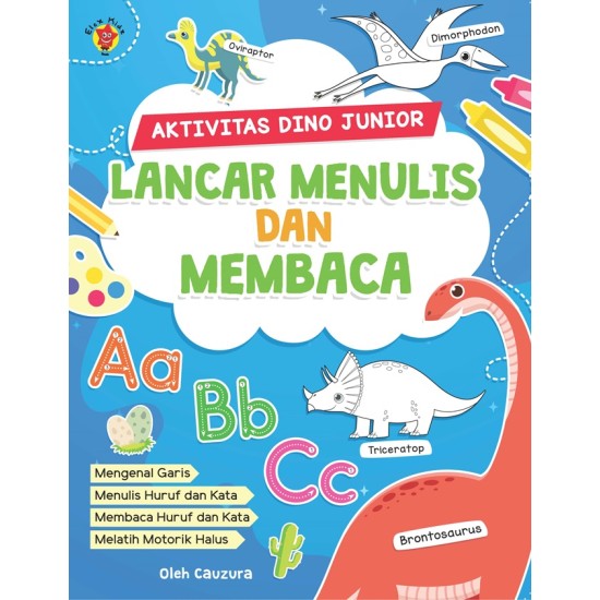 Aktivitas Dino Junior: Lancar Menulis dan Membaca