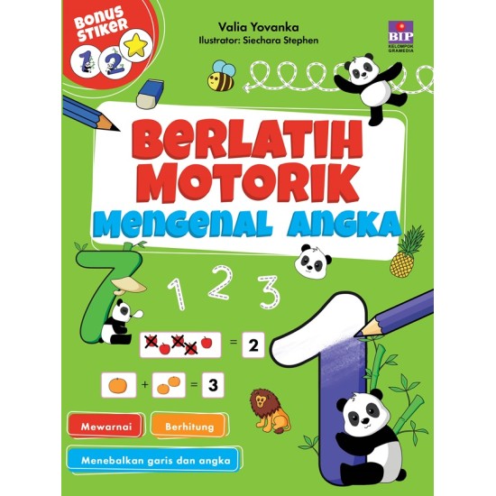 Berlatih Motorik Mengenal Angka