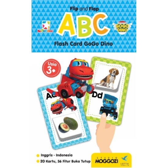 Opredo Flip And Flap Abc Flash Card Gogo Dino