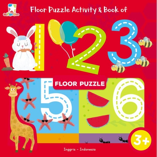 Opredo Floor Puzzle Activity & Book of 123