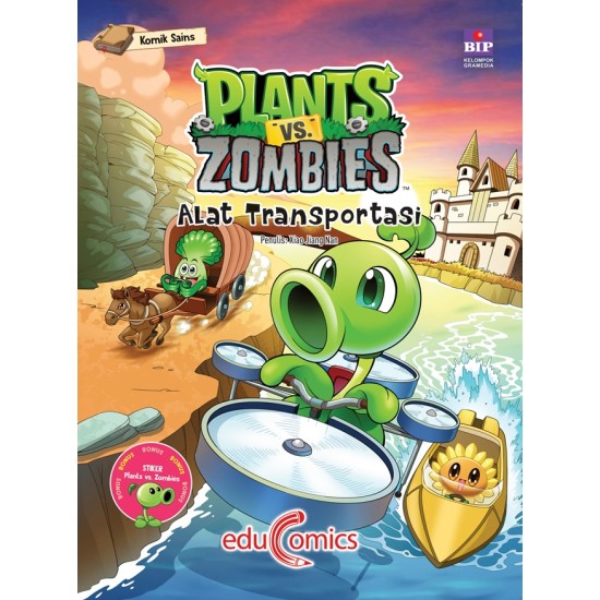 Educomics Plants Vs Zombies : Alat Transportasi