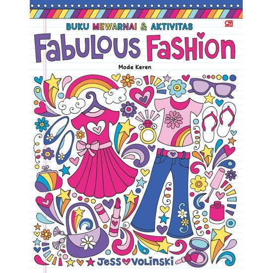 Buku Mewarnai dan Aktivitas: Mode Keren (Fabulous Fashion)