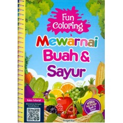 Fun Coloring: Mewarnai Buah & Sayur + Poster Fun Coloring: Mewarnai Buah & Sayur + Poster