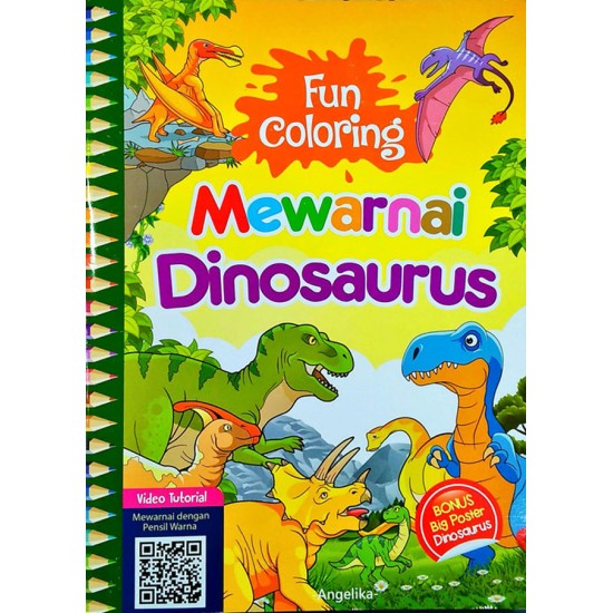 Fun Coloring: Mewarnai Dinosaurus