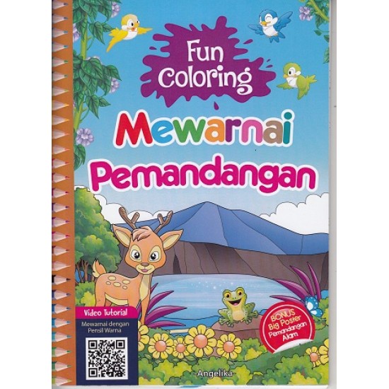 Fun Coloring : Mewarnai Pemandangan+Poster