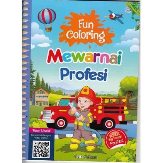 Fun Coloring : Mewarnai Profesi (plus Poster)