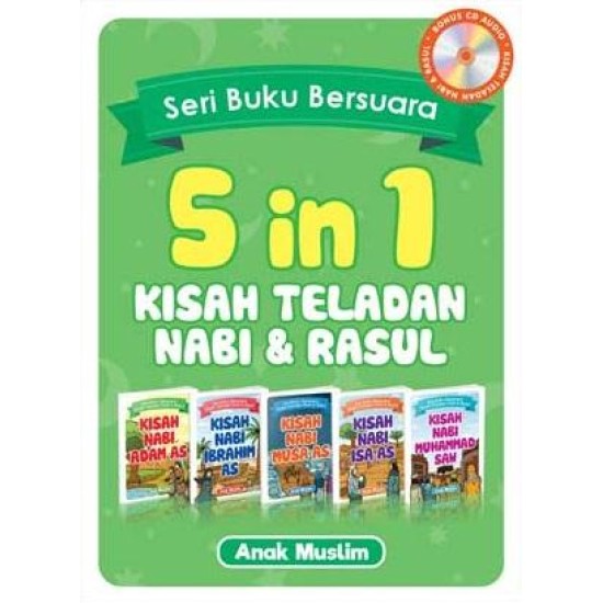 Seri Buku Bersuara 5 in 1: Kisah Teladan Nabi dan Rasul