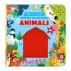 Opredo Touch & Flaps Texture Board Book: Animals