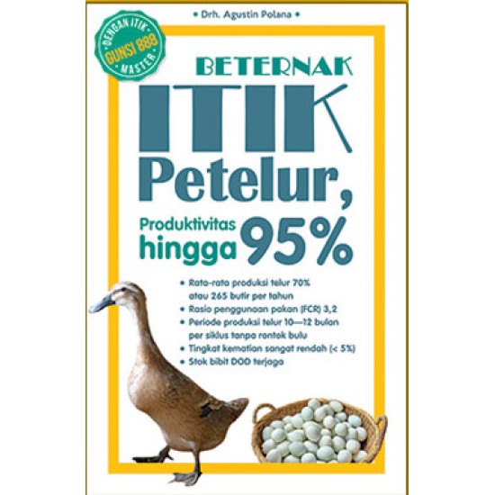 BETERNAK ITIK PETELUR : PRODUKTIVITAS HINGGA 95%