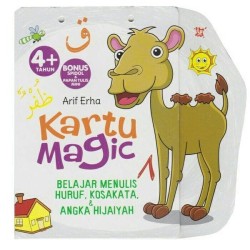 Kartu Magic Belajar Menulis Huruf, Kosakata & Angka Hijaiyah Kartu Magic Belajar Menulis Huruf, Kosakata & Angka Hijaiyah