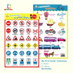 Opredo My First Poster Collection: Traffic Signs & Vehicles Opredo My First Poster Collection: Traffic Signs & Vehicles