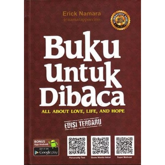 Buku Untuk Dibaca : All About Love, Life, And Hope Edisi Terbaru (Hard Cover)