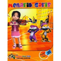 Menarik Garis Tk B Semester 2 (Dilengkapi Stiker Prestasi)