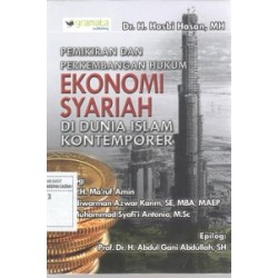 Pemikiran Dan Perkembangan Hukum Ekonomi Syariah Pemikiran Dan Perkembangan Hukum Ekonomi Syariah