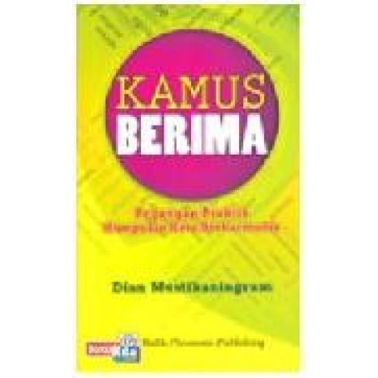 Kamus Berima;Pegangan Praktis Kumpulan Kata Berharmonis