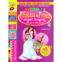 Mewarnai Princess & Prince Negeri Dongeng Melawan Penyihir Jahat!