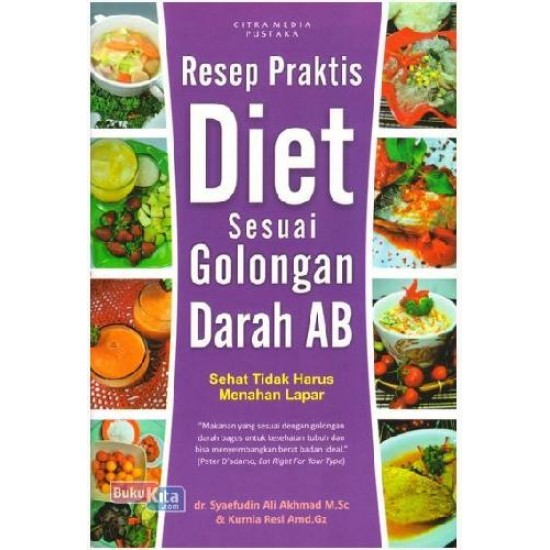 Resep Praktis Diet Sesuai Golongan Darah Ab