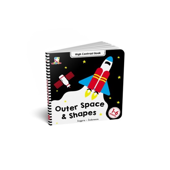 Opredo High Contrast Book: Outer Space & Shapes