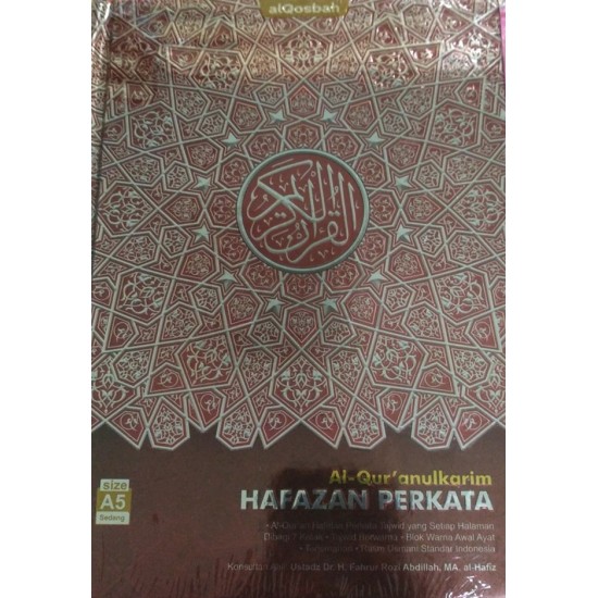 Al-Qur'an Qosbah Hafazan Perkata 7 Kotak A5