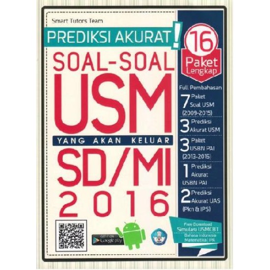 Prediksi Akurat! Soal-Soal Usm Yang Akan Keluar Sd/Mi 2016