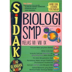 Sidak (Siap Ulangan Dadakan) Biologi Smp Kelas Vii, Viii, Ix Sidak (Siap Ulangan Dadakan) Biologi Smp Kelas Vii, Viii, Ix