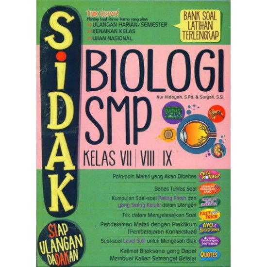 Sidak (Siap Ulangan Dadakan) Biologi Smp Kelas Vii, Viii, Ix