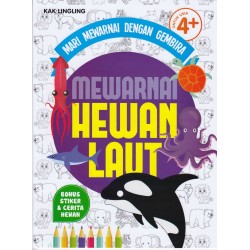 Mari Mewarnai Dengan Gembira : Mewarnai Hewan Laut