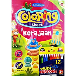 Coloring Sheet Kerajaan Coloring Sheet Kerajaan