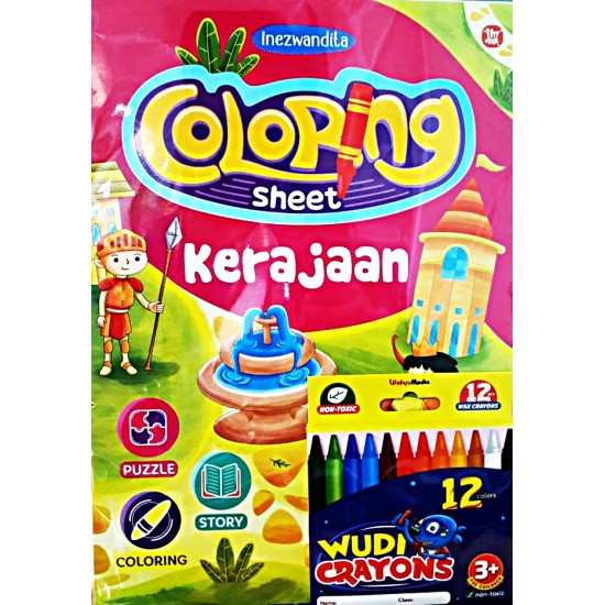 Coloring Sheet Kerajaan