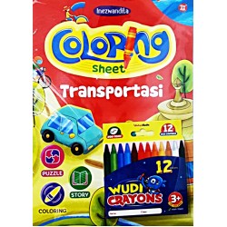 Coloring Sheet Transportasi Coloring Sheet Transportasi