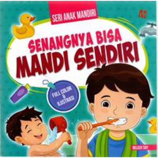 Senangnya Bisa Mandi Sendiri